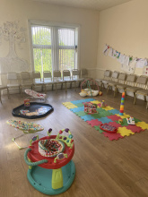 Image showing baby toys and toddler toys set up ready to be played with